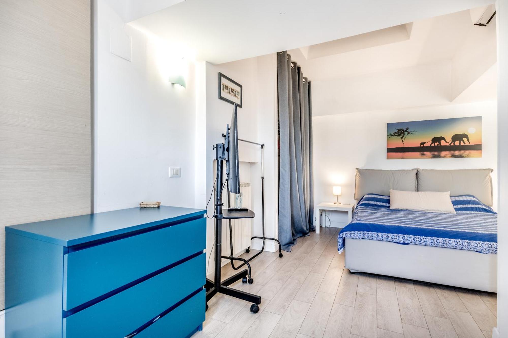 Apartmán Attico Trilocale In Zona Farnesina Řím Exteriér fotografie