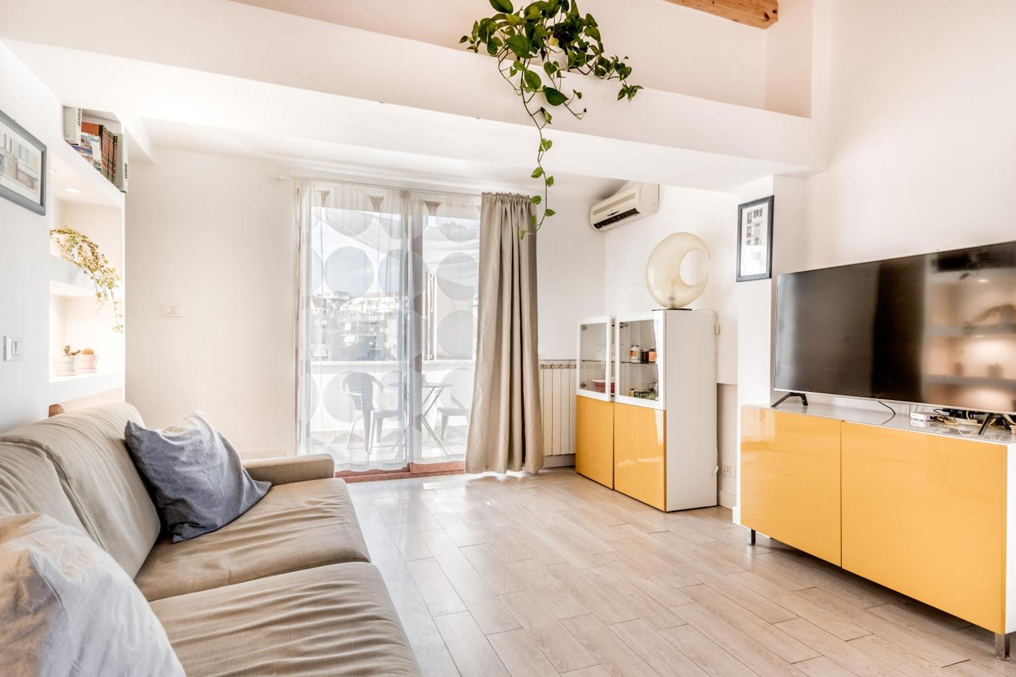 Apartmán Attico Trilocale In Zona Farnesina Řím Exteriér fotografie